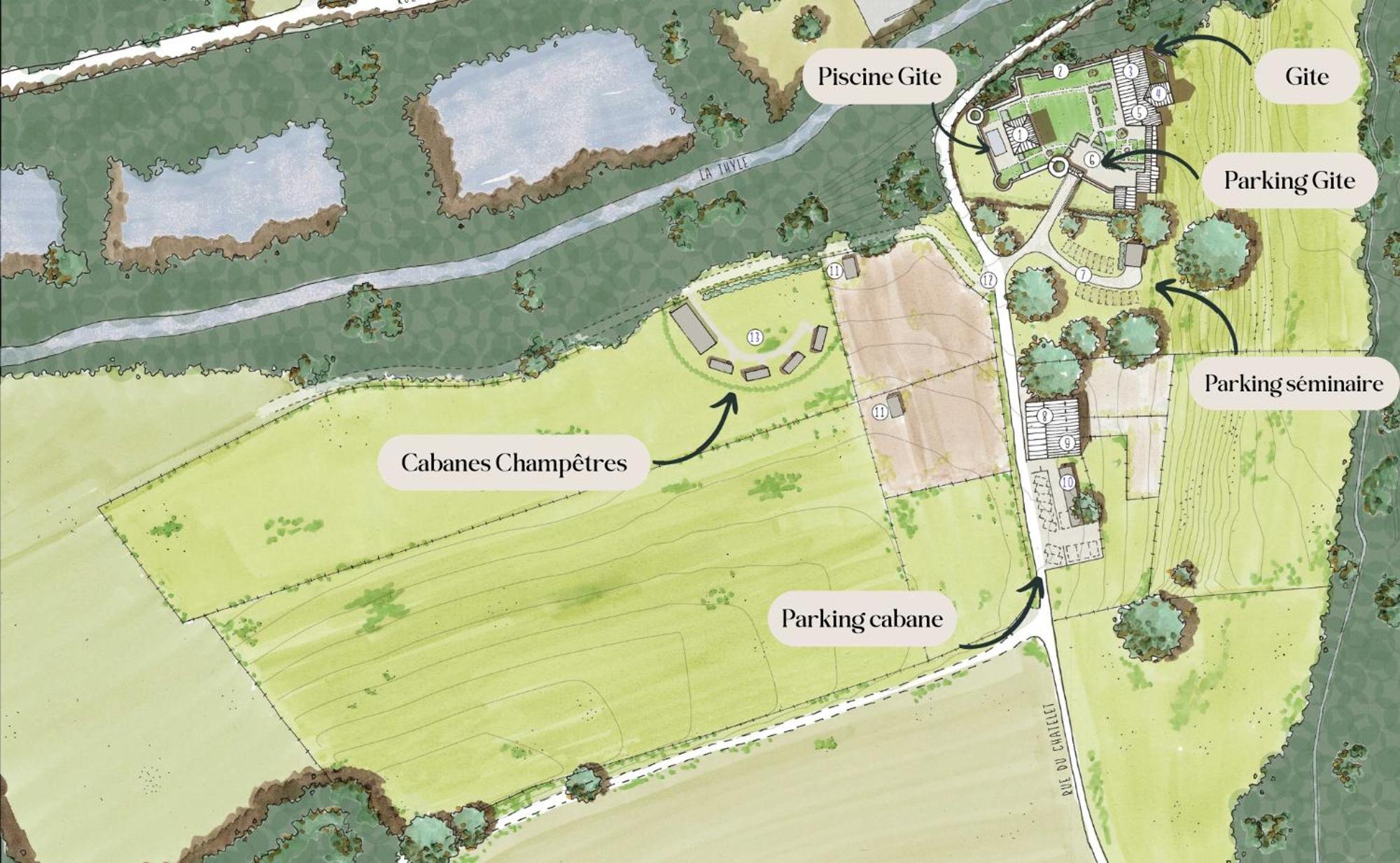 Les Cabanes Champetres - Le Domaine Des Trois Tilleuls Villers-la-Ville Exteriér fotografie