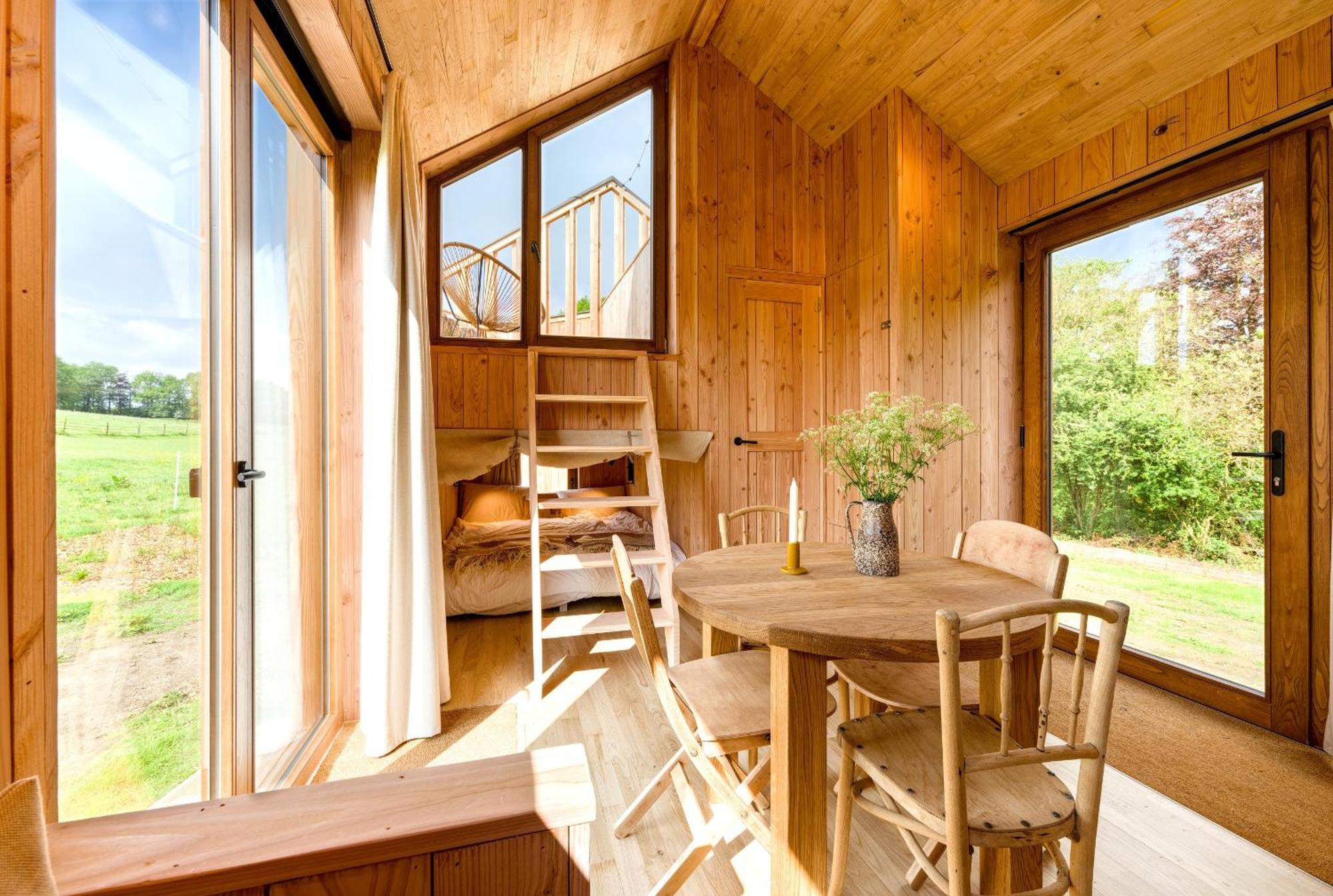 Les Cabanes Champetres - Le Domaine Des Trois Tilleuls Villers-la-Ville Exteriér fotografie