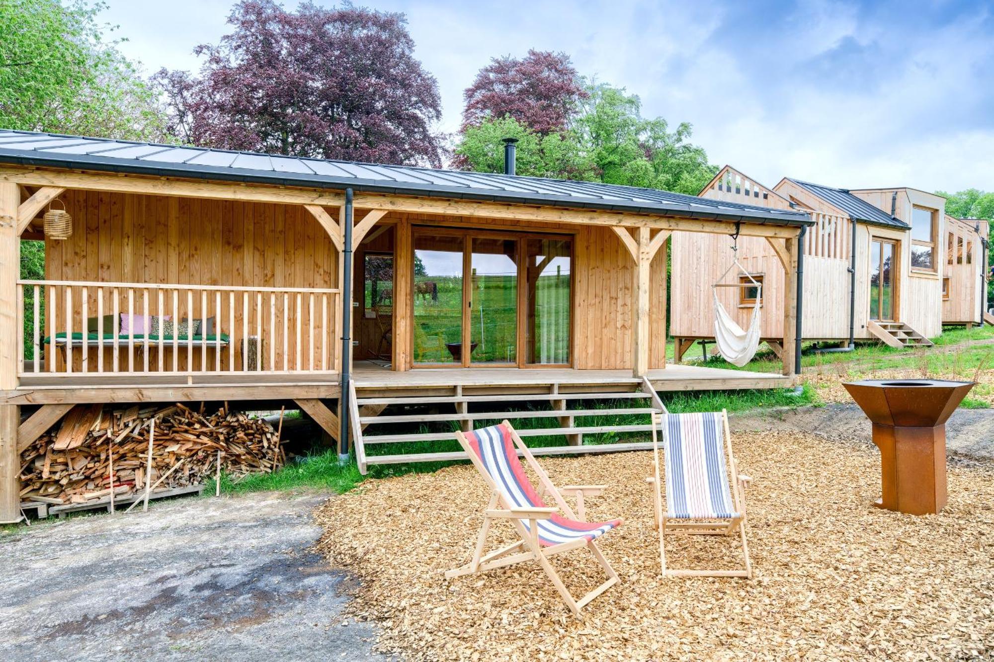 Les Cabanes Champetres - Le Domaine Des Trois Tilleuls Villers-la-Ville Exteriér fotografie