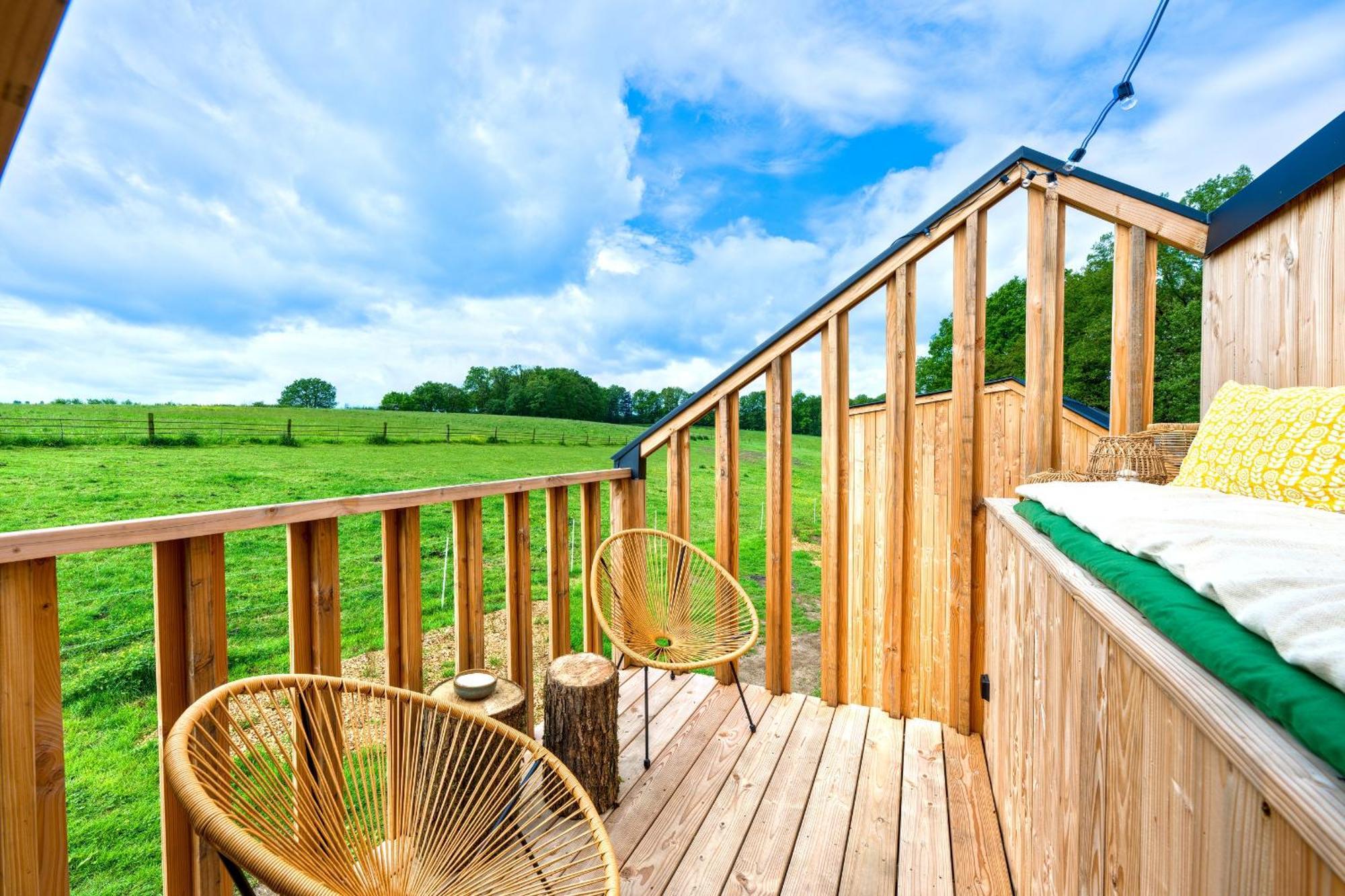 Les Cabanes Champetres - Le Domaine Des Trois Tilleuls Villers-la-Ville Exteriér fotografie